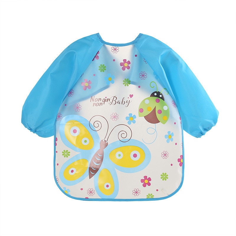 Baby's Long Sleeved Printed Polyester Bib