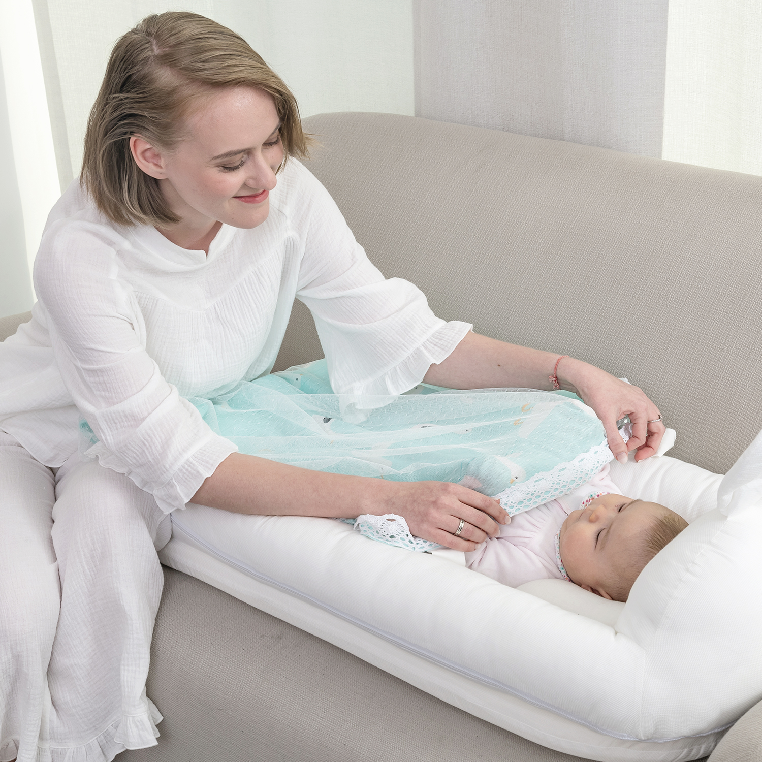 Breathable Baby Feeding Cotton Cover